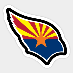 Arizona Cardinals Fully Infused Flag Sticker
